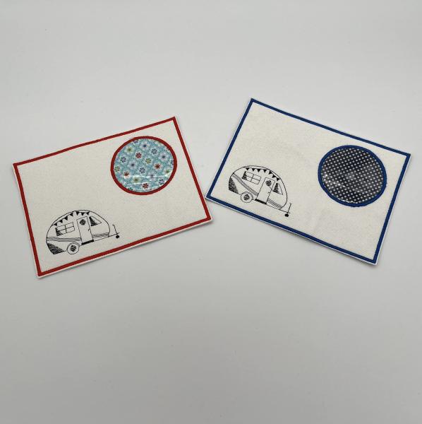 ITH - Stickdatei Mug Rug Wohnwagen